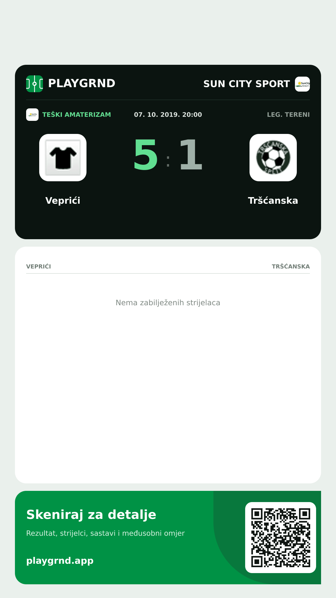 Story image: Veprići 5:1 Tršćanska