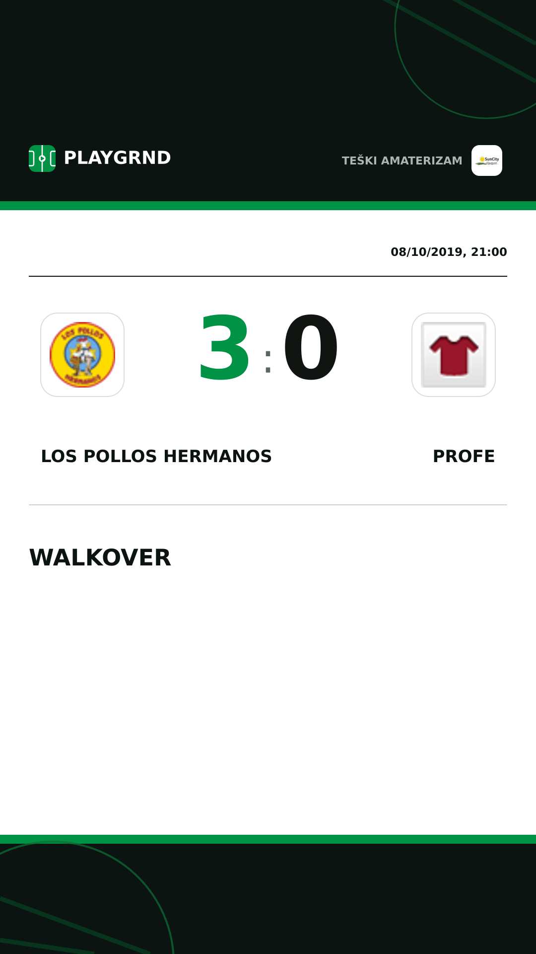 Instagram artwork: Los Pollos Hermanos 3:0 Profe