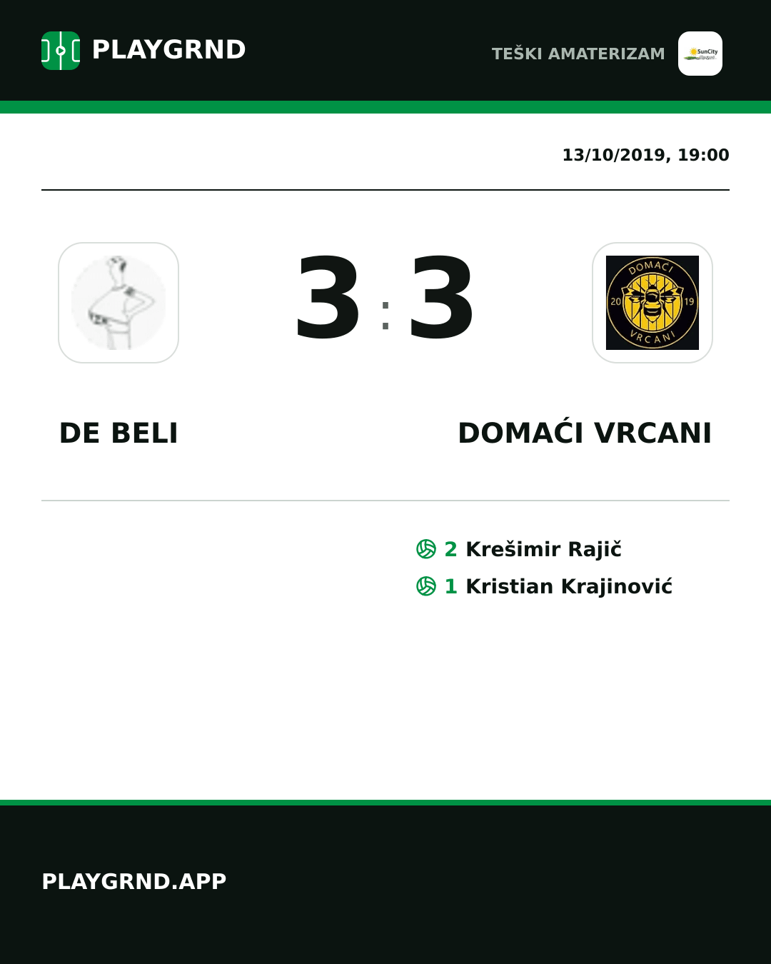 Instagram artwork: DE Beli 3:3 Domaći Vrcani