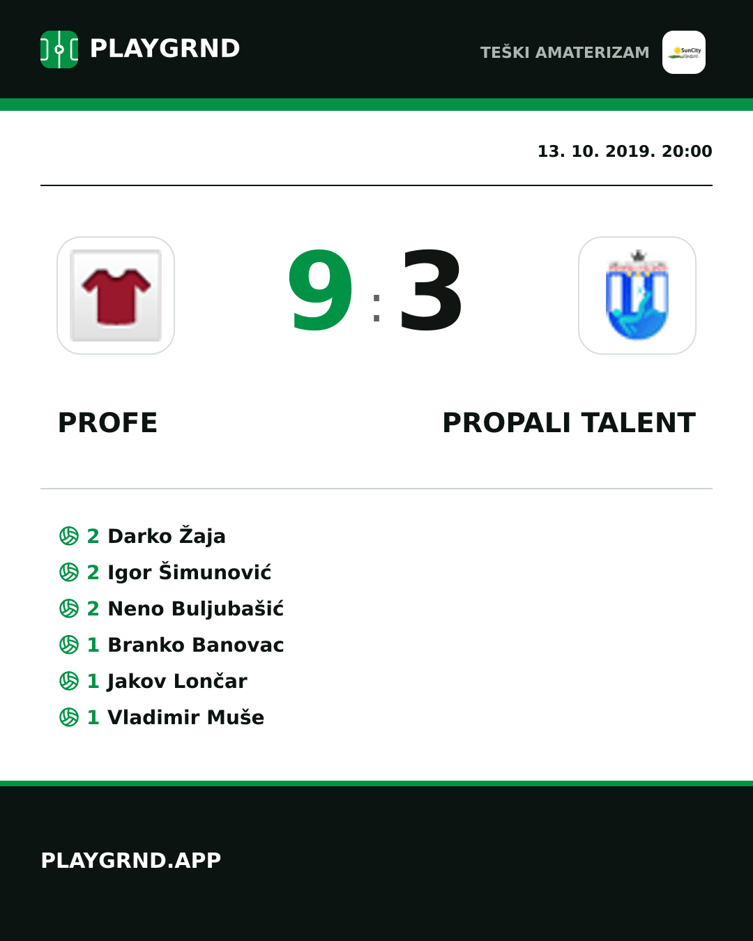 Instagram slika: Profe 9:3 Propali Talent