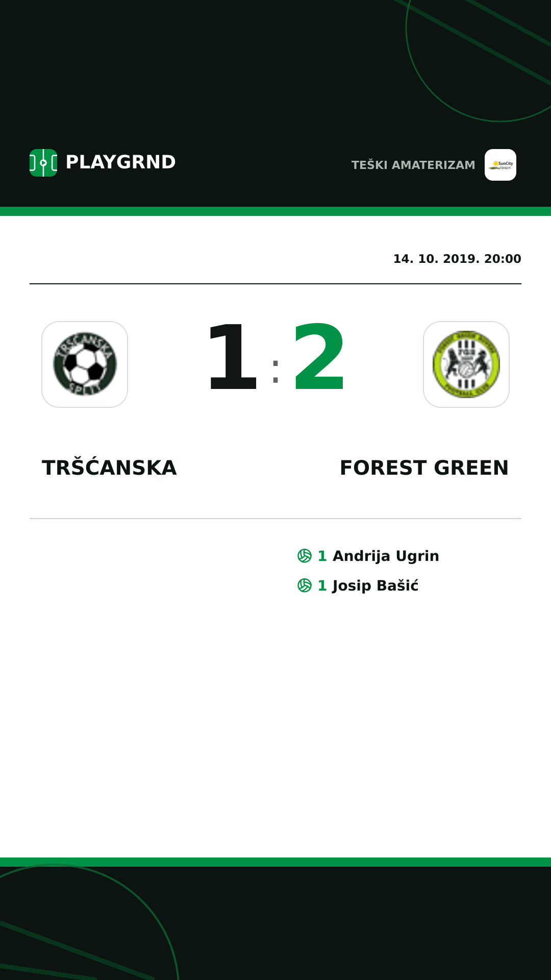 Instagram slika: Tršćanska 1:2 Forest Green