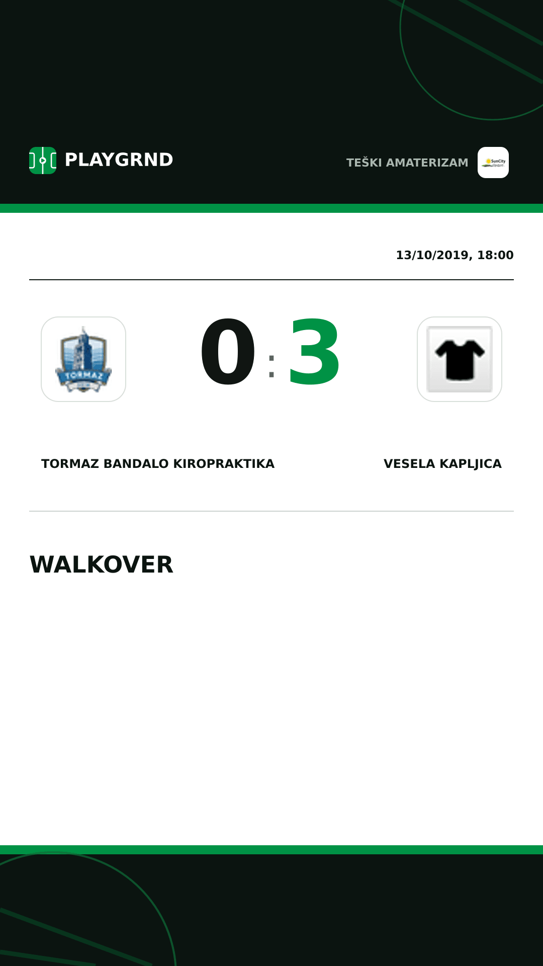 Instagram artwork: Tormaz Bandalo Kiropraktika 0:3 Vesela Kapljica