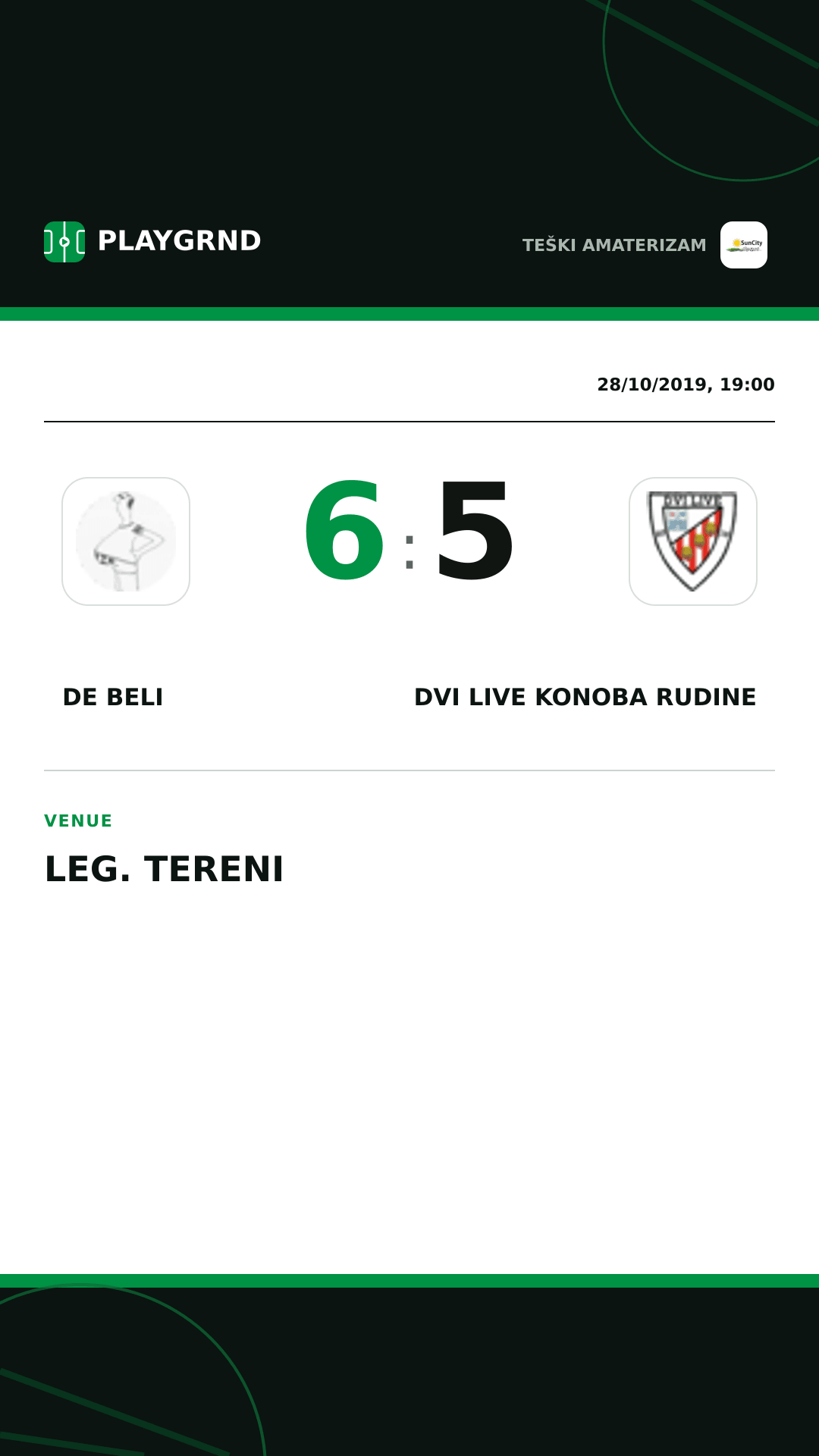 Instagram artwork: DE Beli 6:5 Dvi Live Konoba Rudine