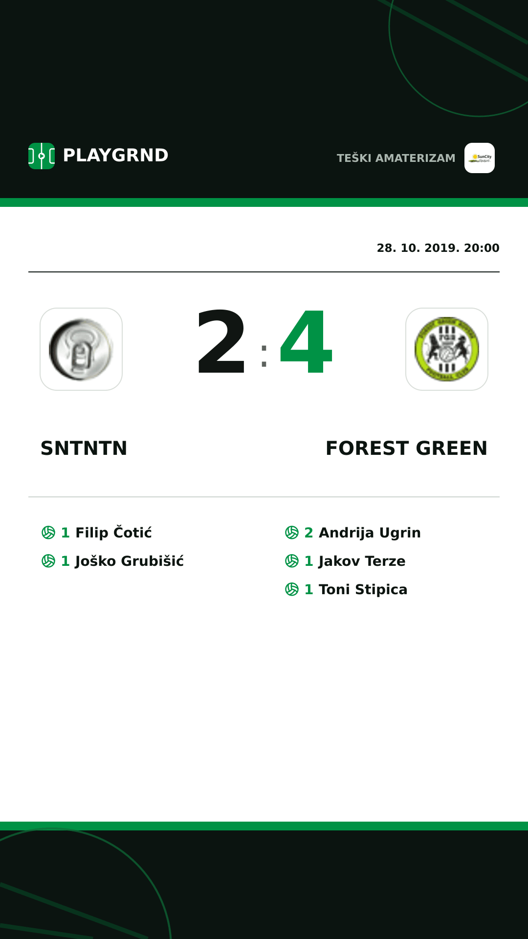 Instagram slika: Sntntn 2:4 Forest Green