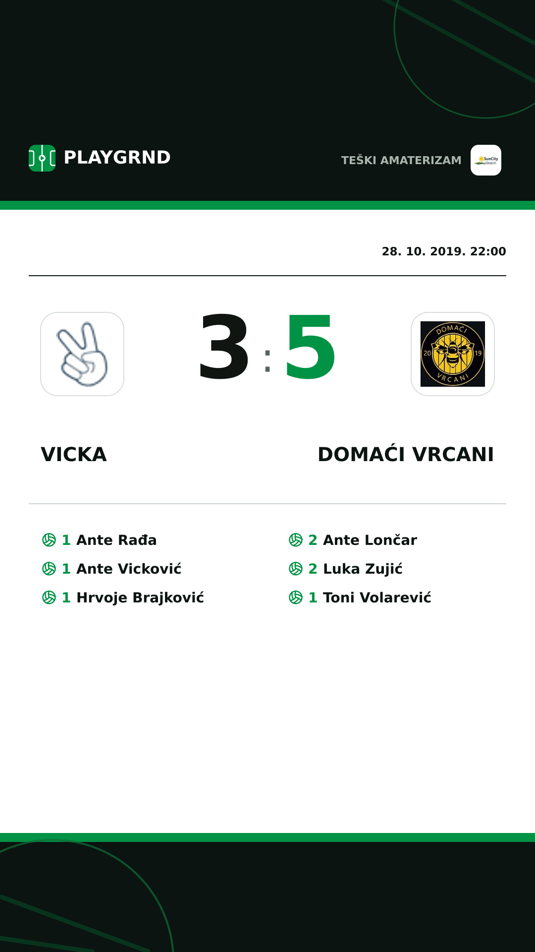 Instagram slika: Vicka 3:5 Domaći Vrcani
