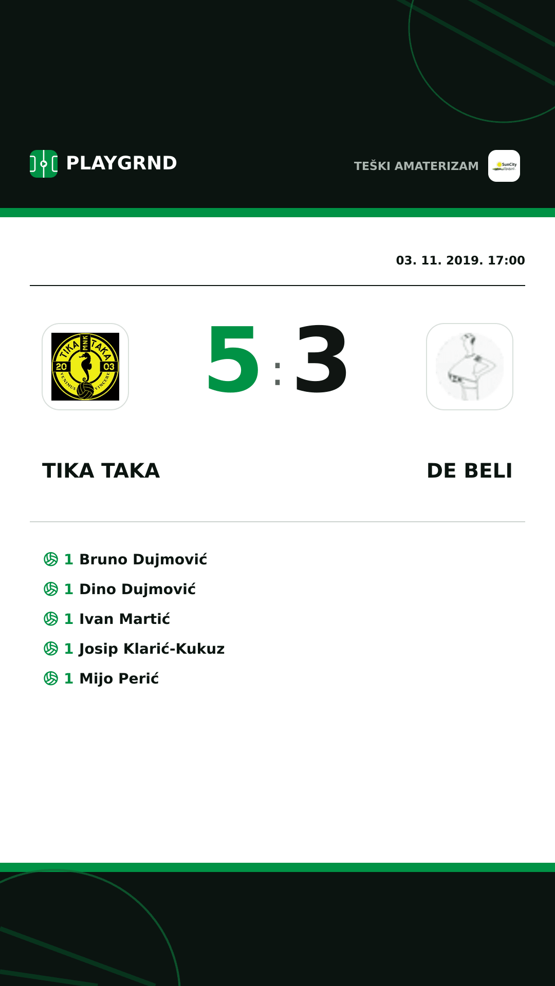 Instagram slika: Tika Taka 5:3 DE Beli