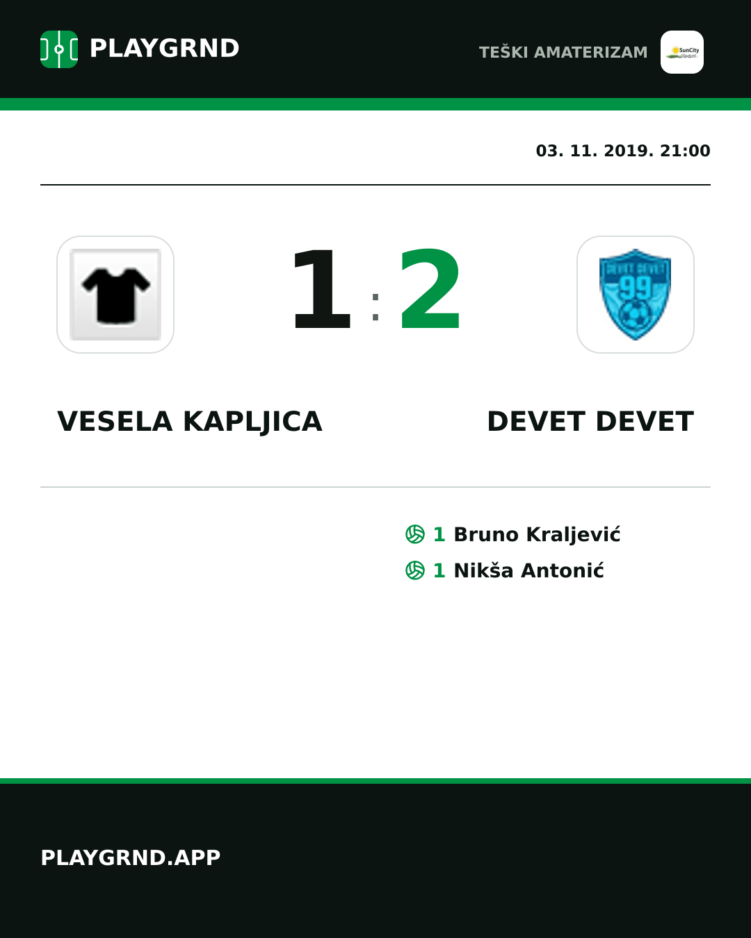 Instagram slika: Vesela Kapljica 1:2 Devet Devet