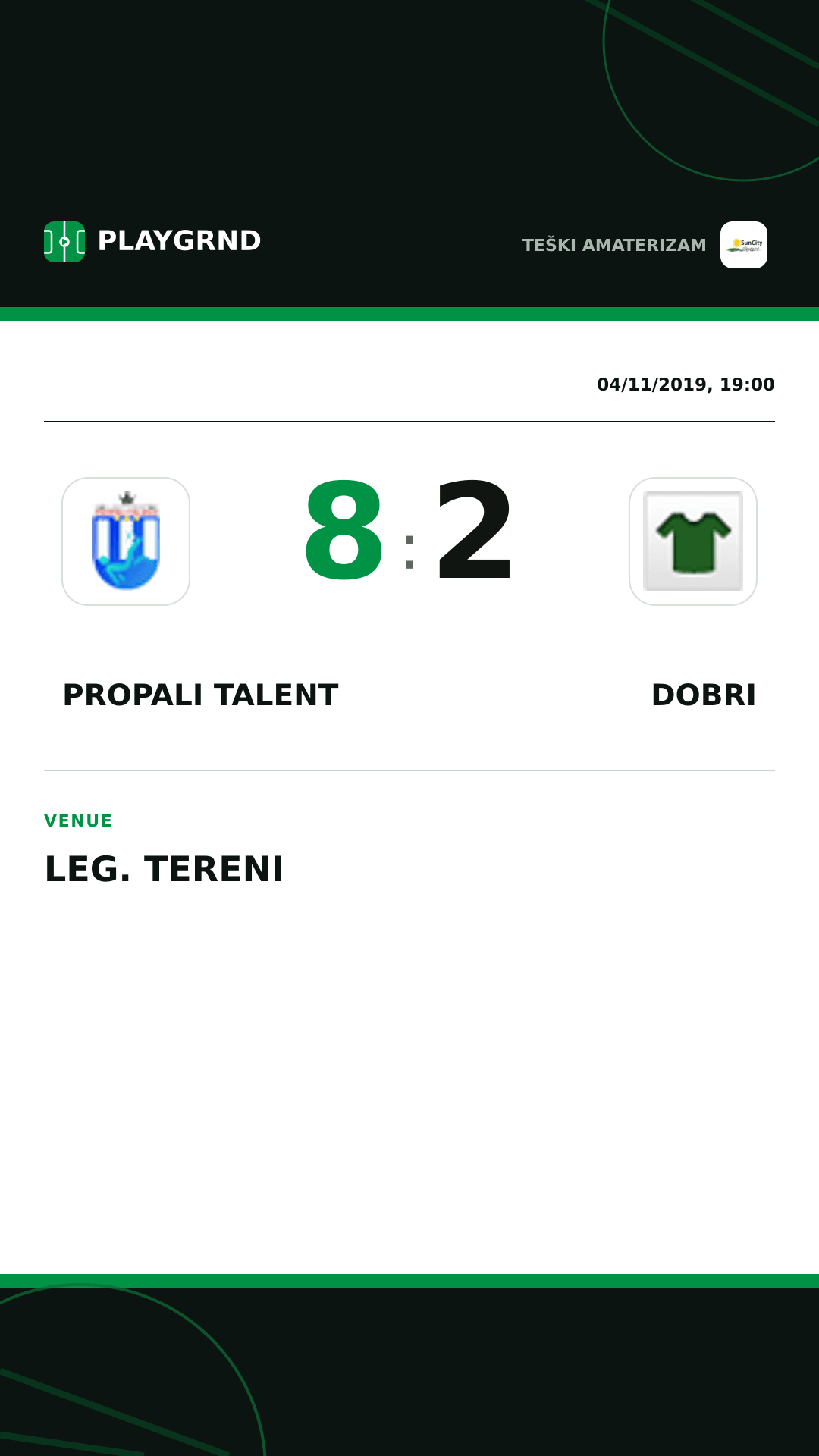 Instagram artwork: Propali Talent 8:2 Dobri