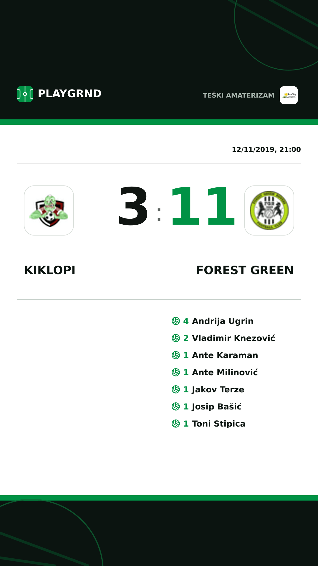 Instagram artwork: Kiklopi 3:11 Forest Green