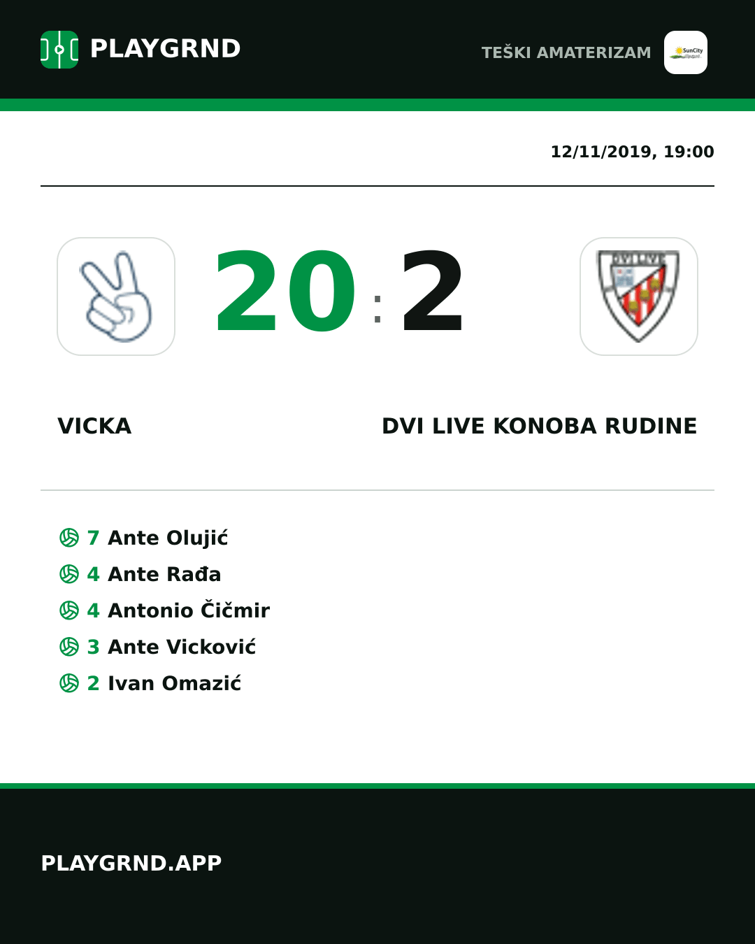 Instagram artwork: Vicka 20:2 Dvi Live Konoba Rudine