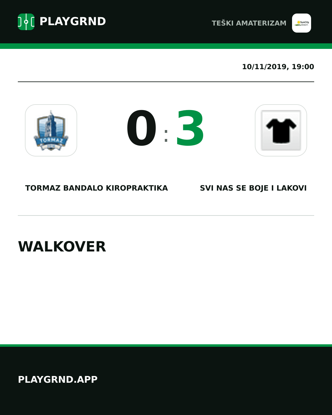 Instagram artwork: Tormaz Bandalo Kiropraktika 0:3 Svi nas se boje i lakovi