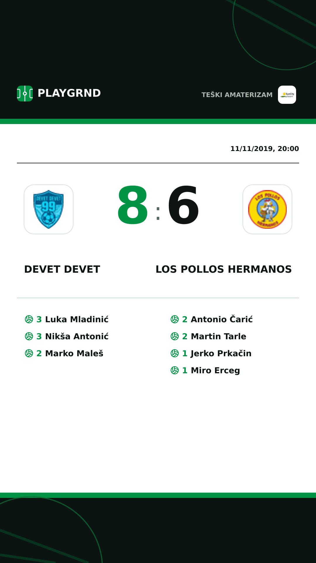 Instagram artwork: Devet Devet 8:6 Los Pollos Hermanos