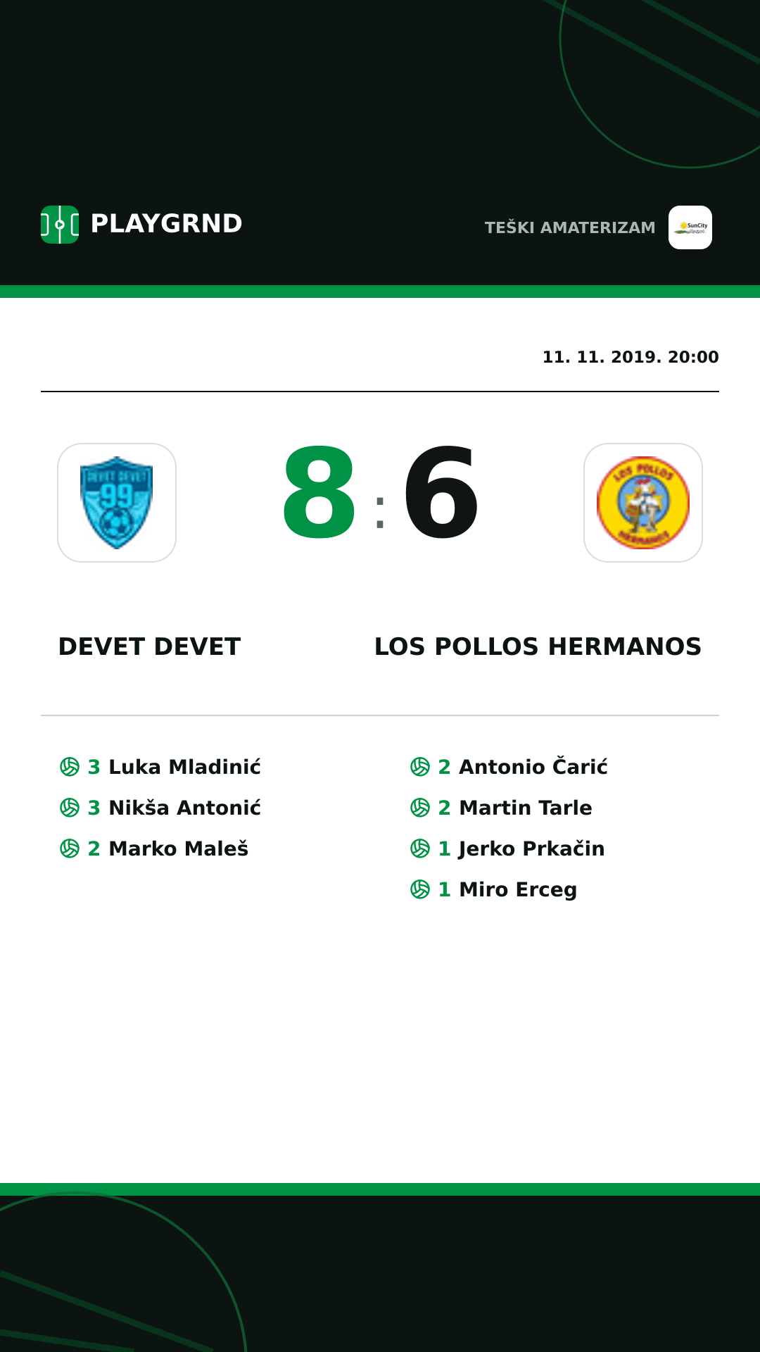 Instagram slika: Devet Devet 8:6 Los Pollos Hermanos