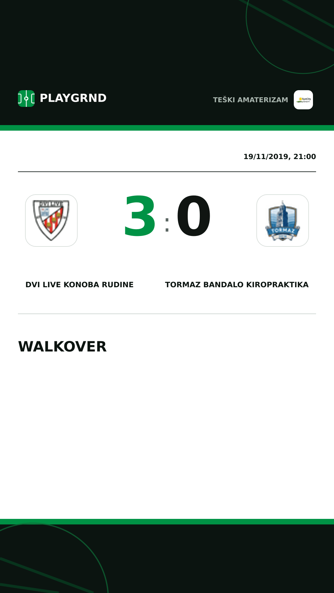 Instagram artwork: Dvi Live Konoba Rudine 3:0 Tormaz Bandalo Kiropraktika