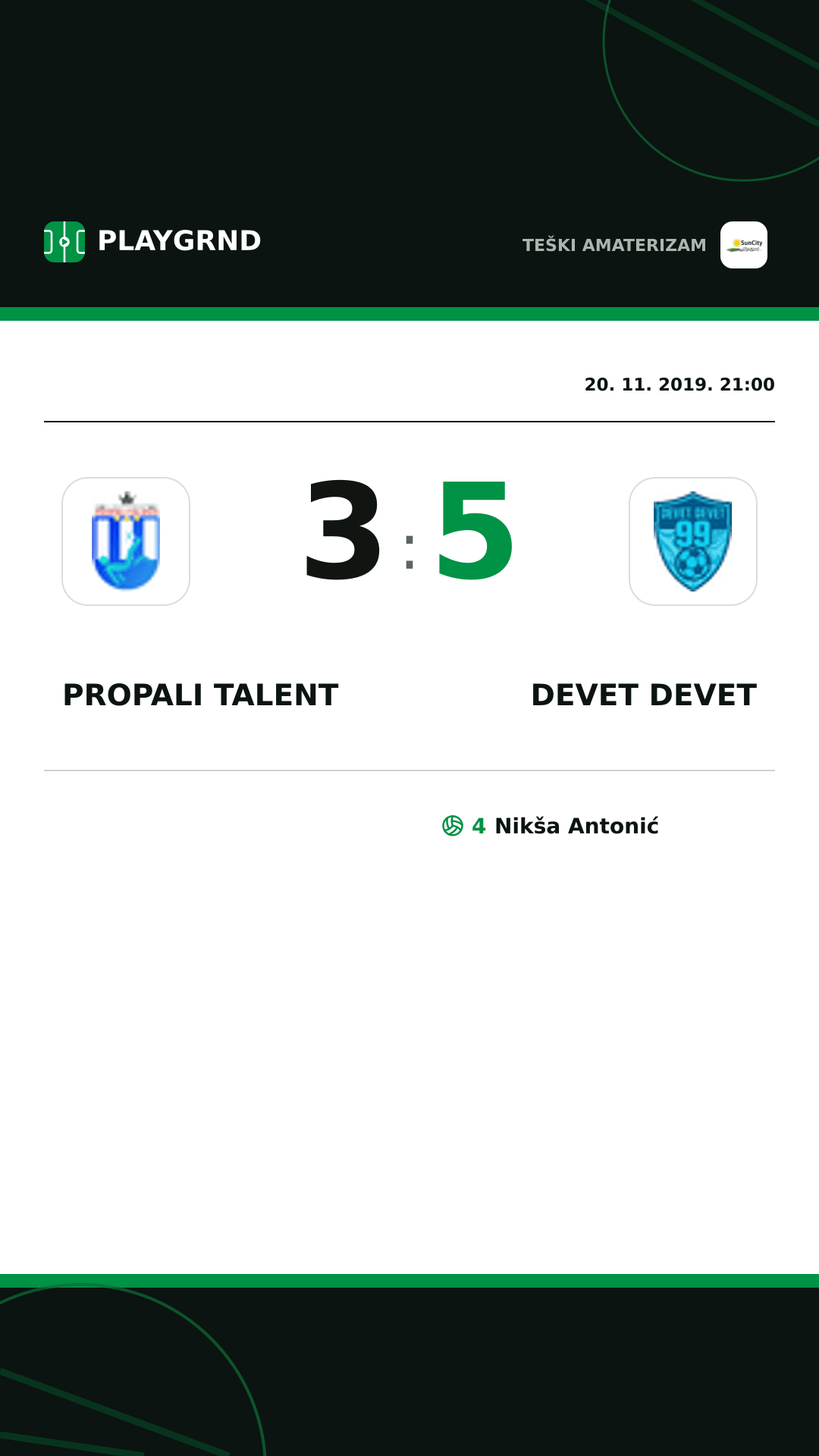 Instagram slika: Propali Talent 3:5 Devet Devet