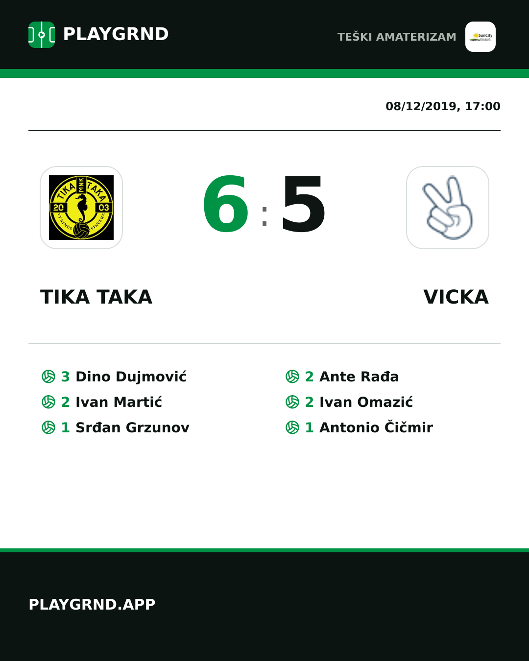 Instagram artwork: Tika Taka 6:5 Vicka