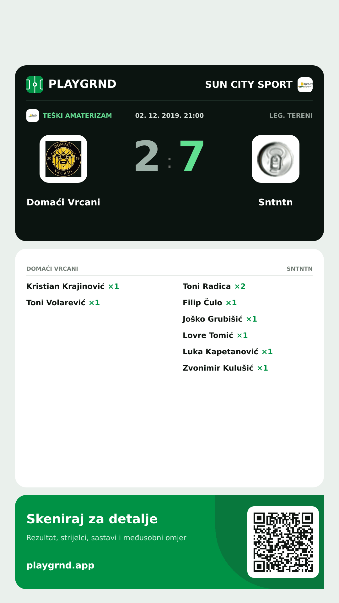 Story slika: Domaći Vrcani 2:7 Sntntn