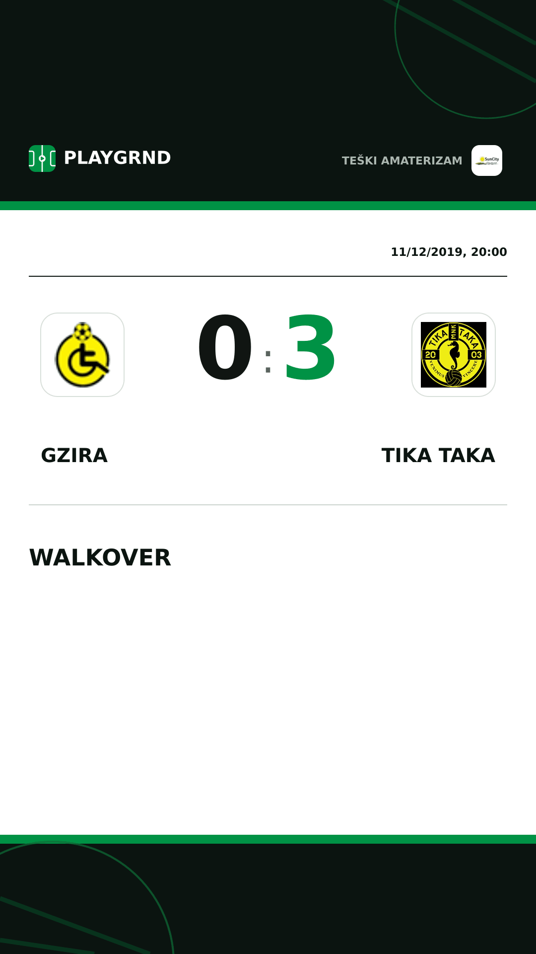 Instagram artwork: Gzira 0:3 Tika Taka