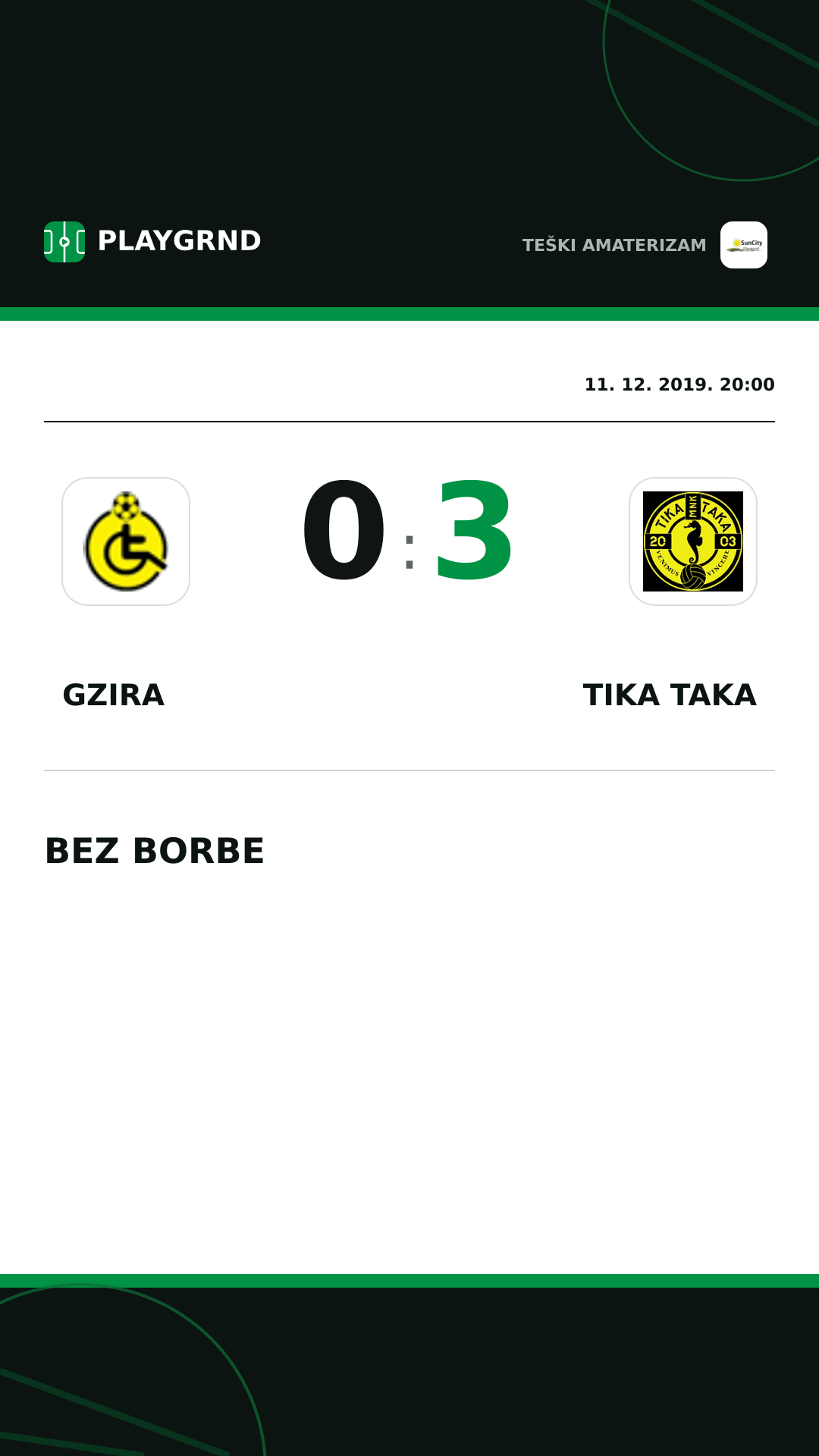 Instagram slika: Gzira 0:3 Tika Taka