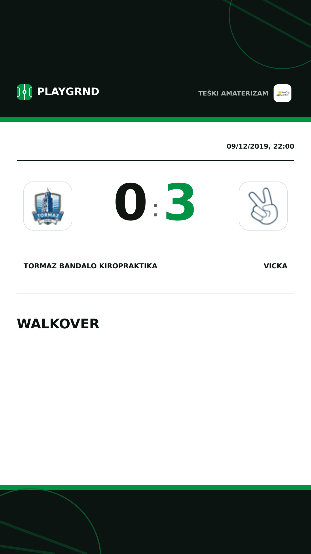 Instagram artwork: Tormaz Bandalo Kiropraktika 0:3 Vicka