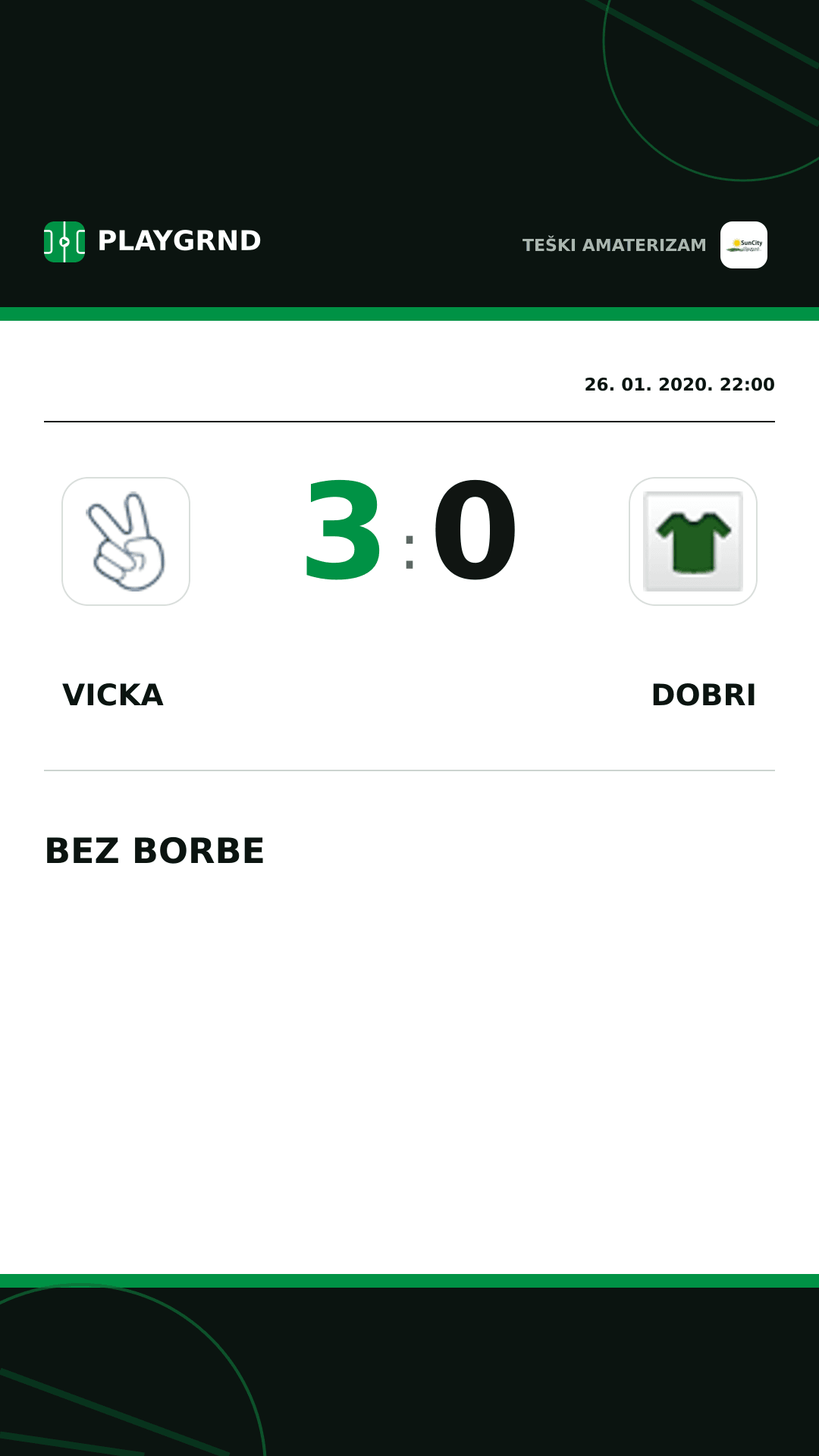Instagram slika: Vicka 3:0 Dobri