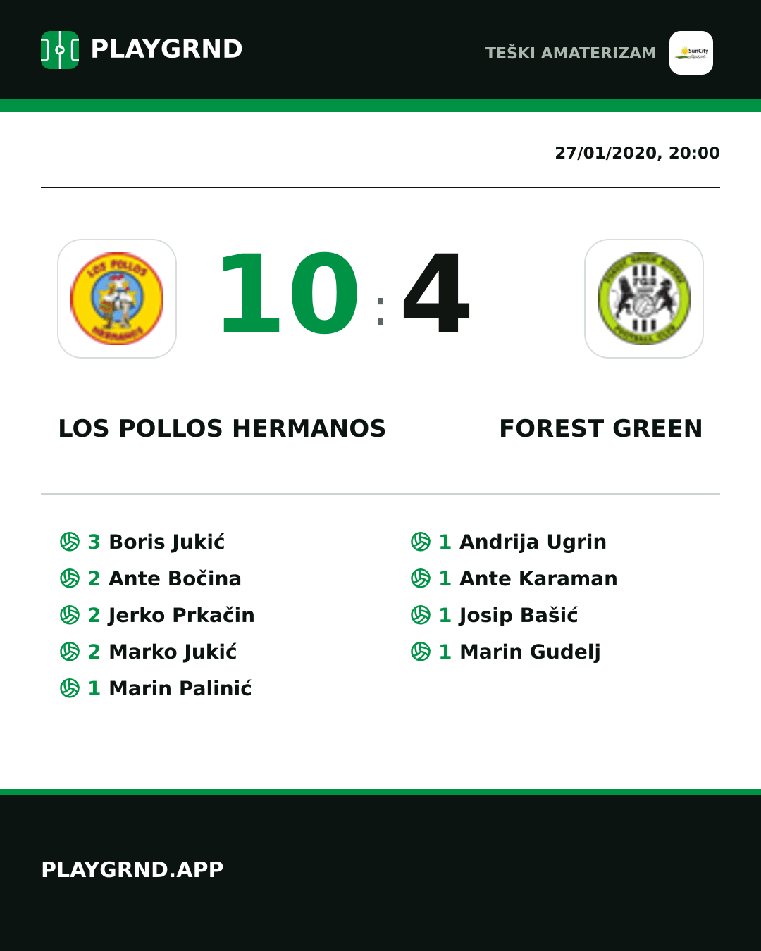Instagram artwork: Los Pollos Hermanos 10:4 Forest Green