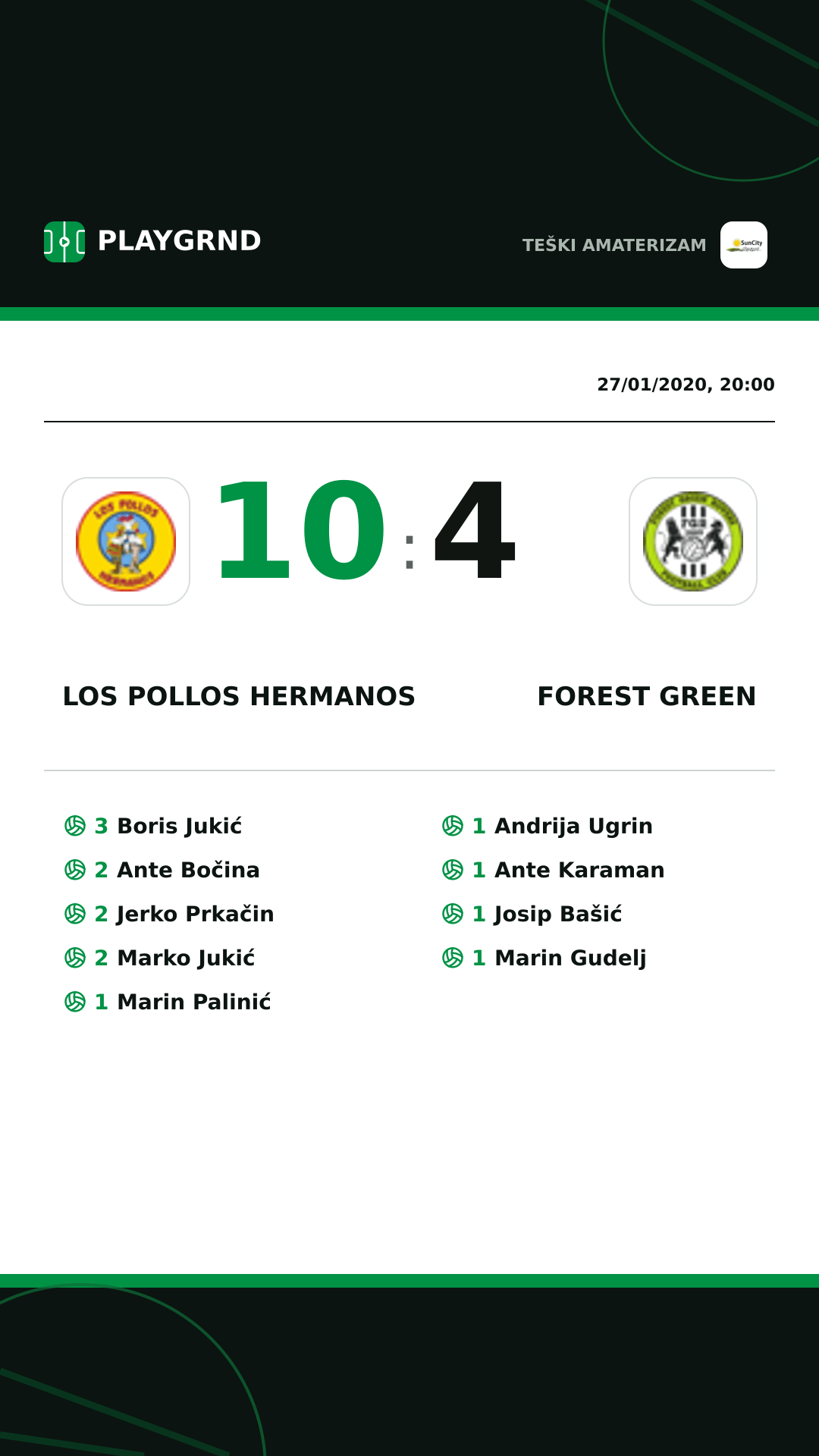 Instagram artwork: Los Pollos Hermanos 10:4 Forest Green