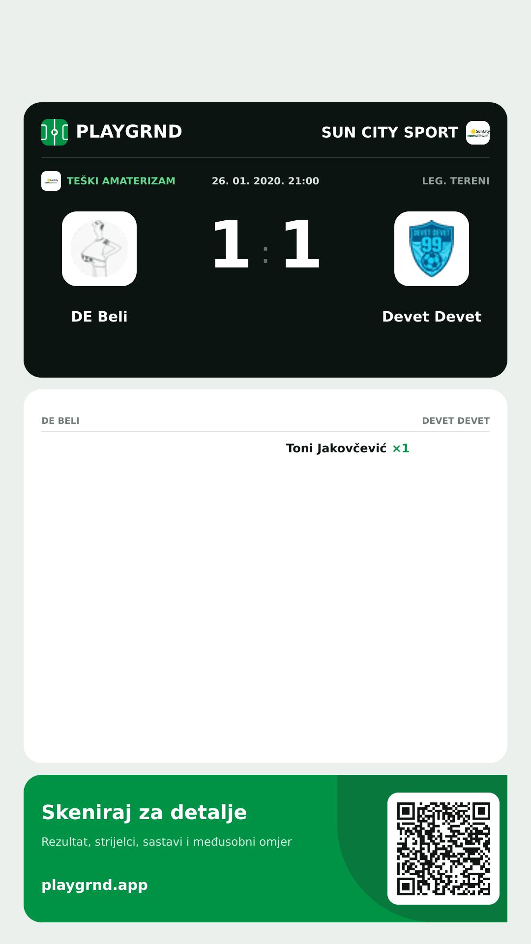 Story image: DE Beli 1:1 Devet Devet