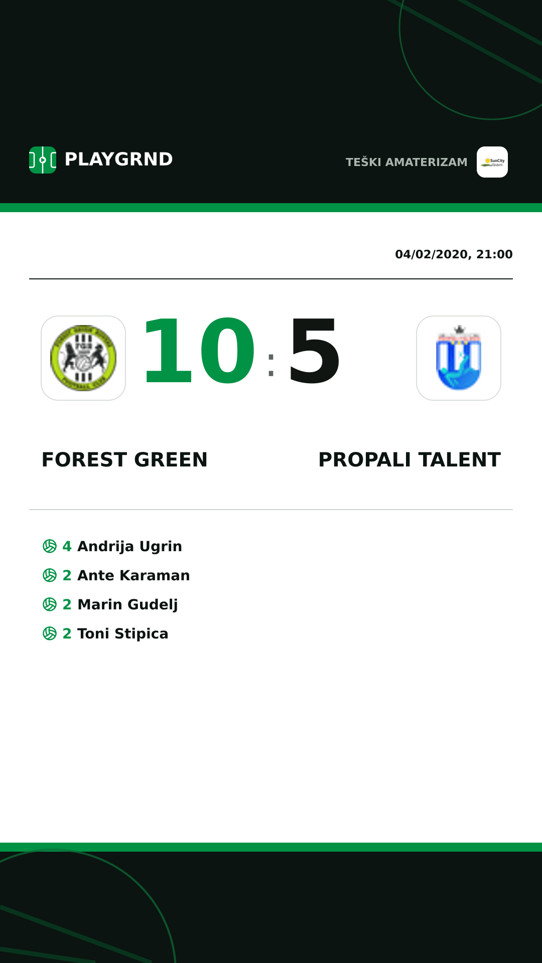 Instagram artwork: Forest Green 10:5 Propali Talent