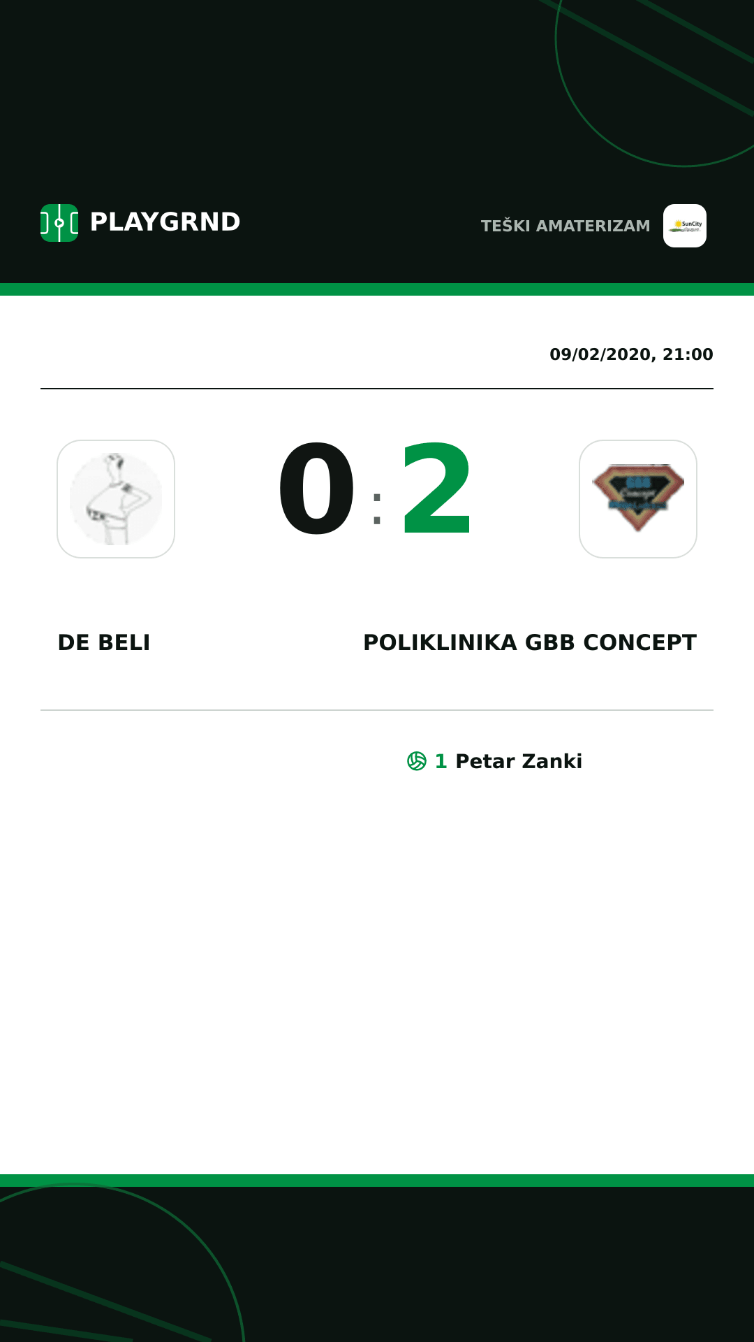 Instagram artwork: DE Beli 0:2 Poliklinika Gbb Concept