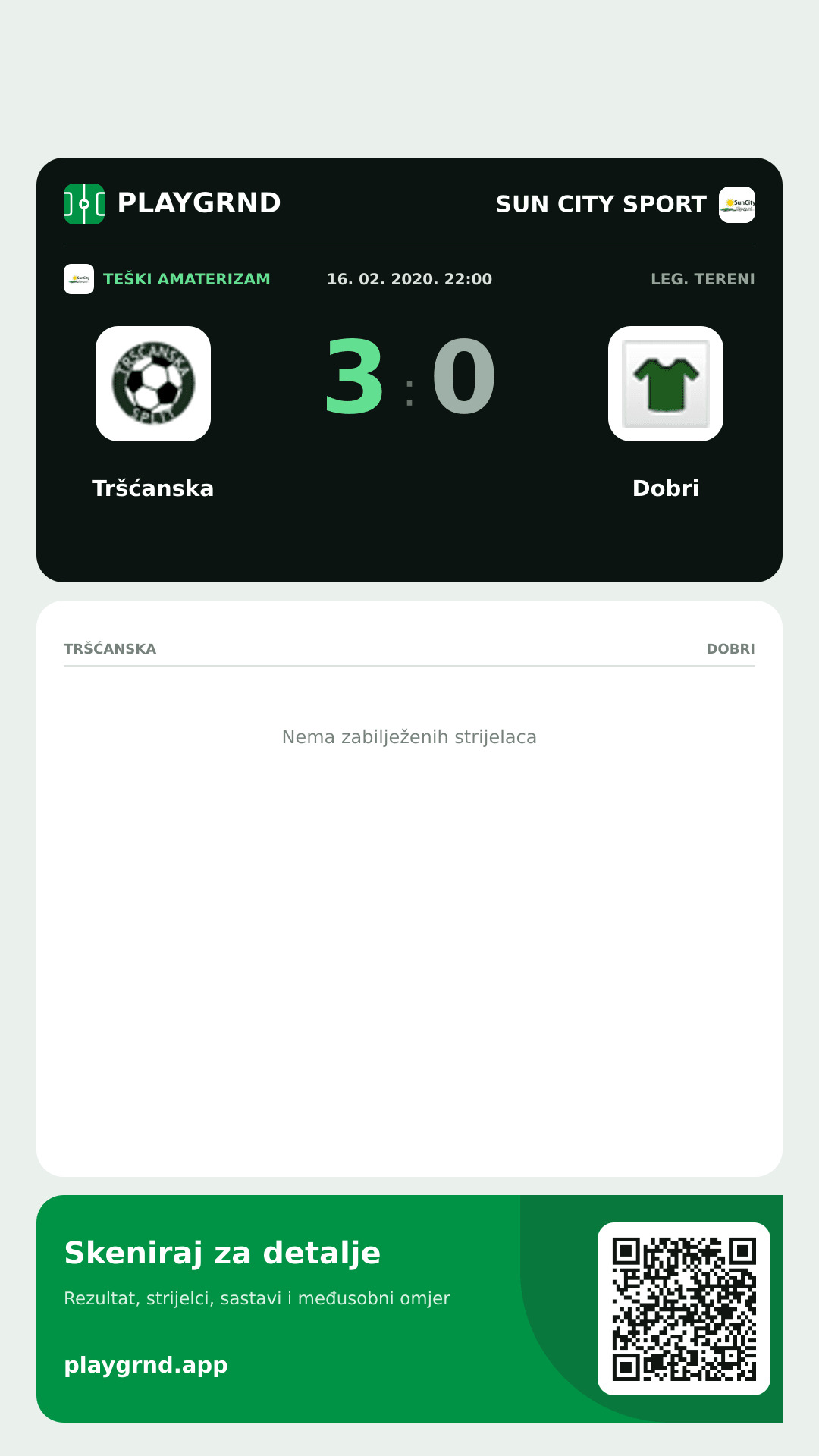 Story slika: Tršćanska 3:0 Dobri