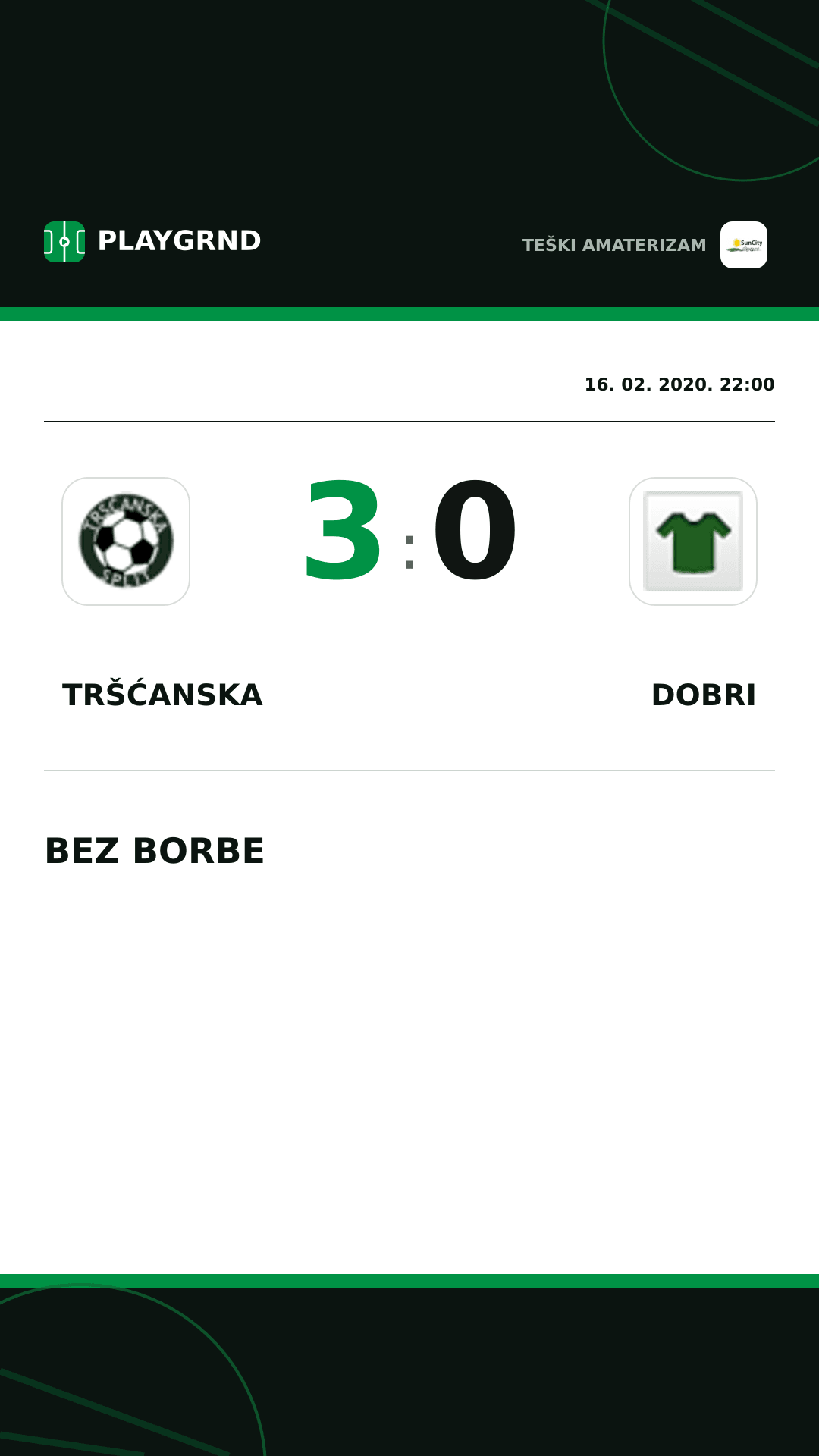 Instagram slika: Tršćanska 3:0 Dobri