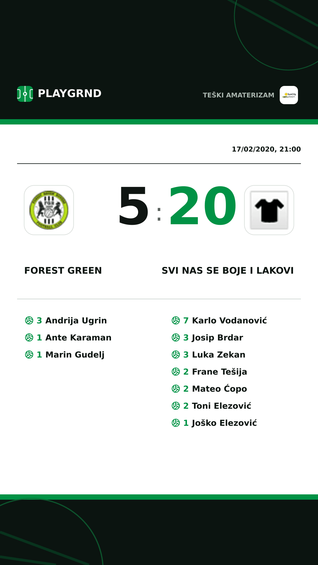 Instagram artwork: Forest Green 5:20 Svi nas se boje i lakovi