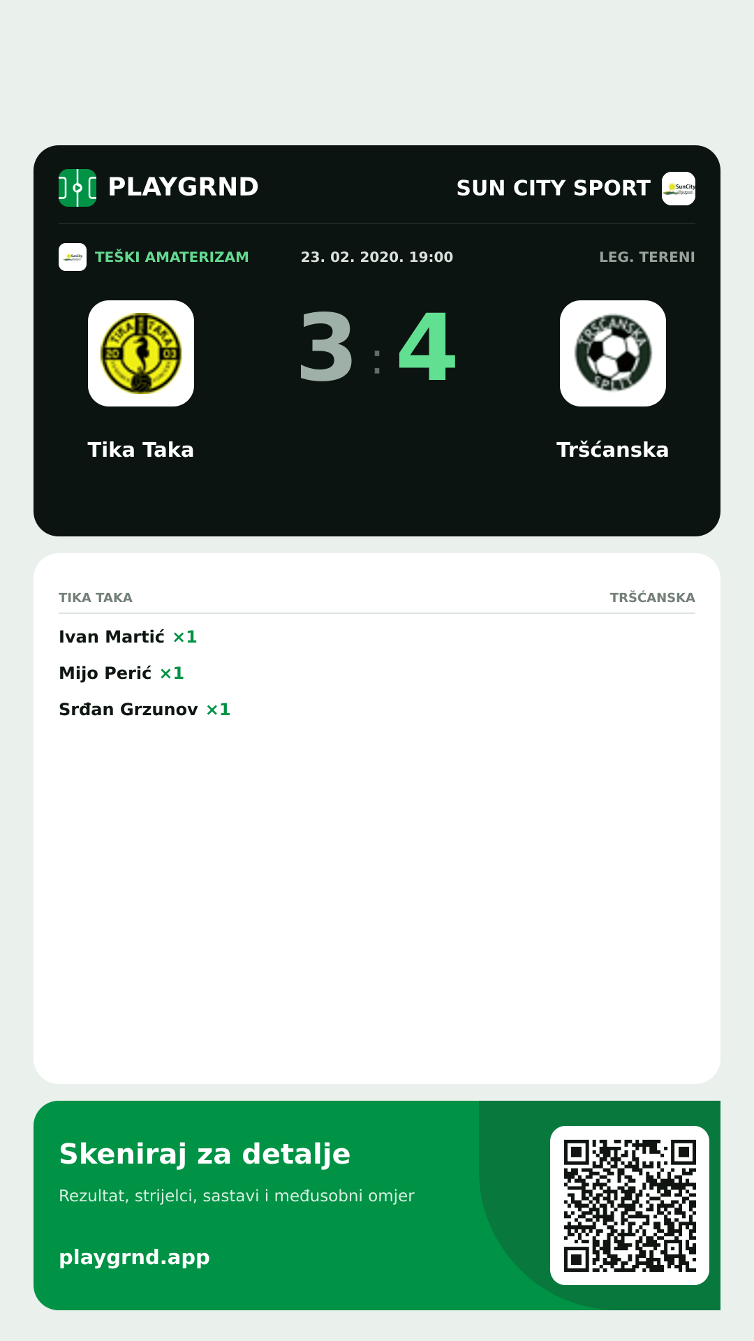 Story slika: Tika Taka 3:4 Tršćanska