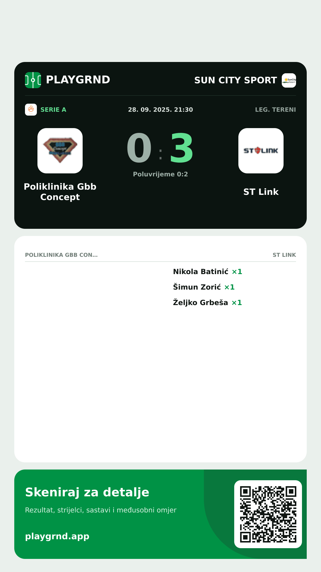 Story image: Poliklinika Gbb Concept 0:3 ST Link