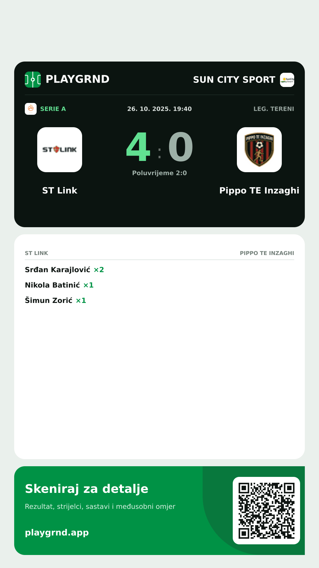 Story slika: ST Link 4:0 Pippo TE Inzaghi