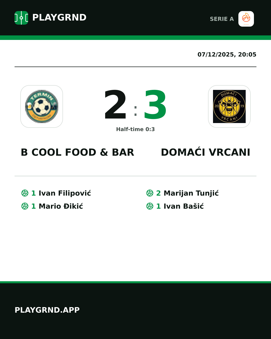 Instagram artwork: B Cool Food & Bar 2:3 Domaći Vrcani