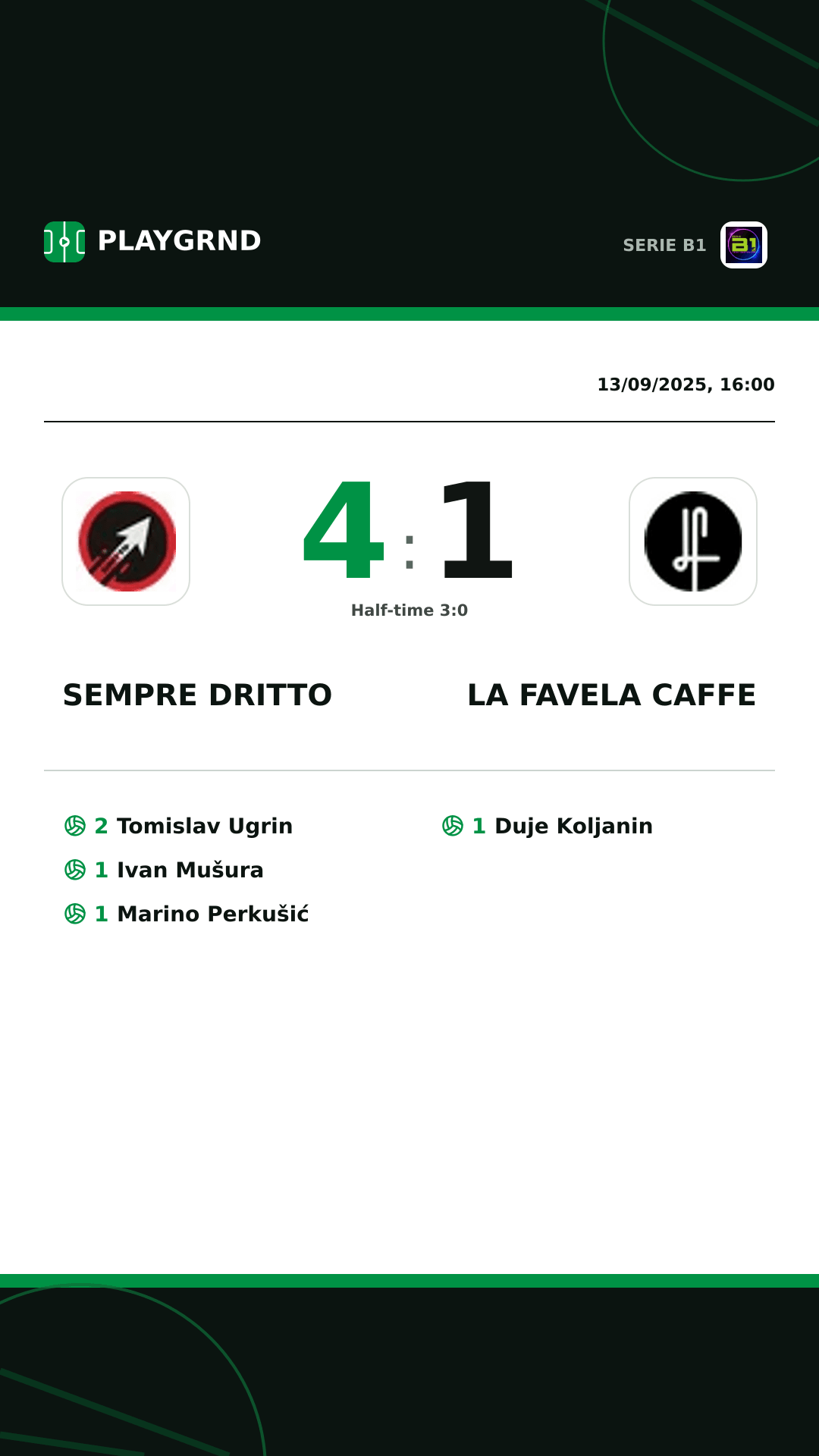 Instagram artwork: Sempre Dritto 4:1 LA Favela Caffe
