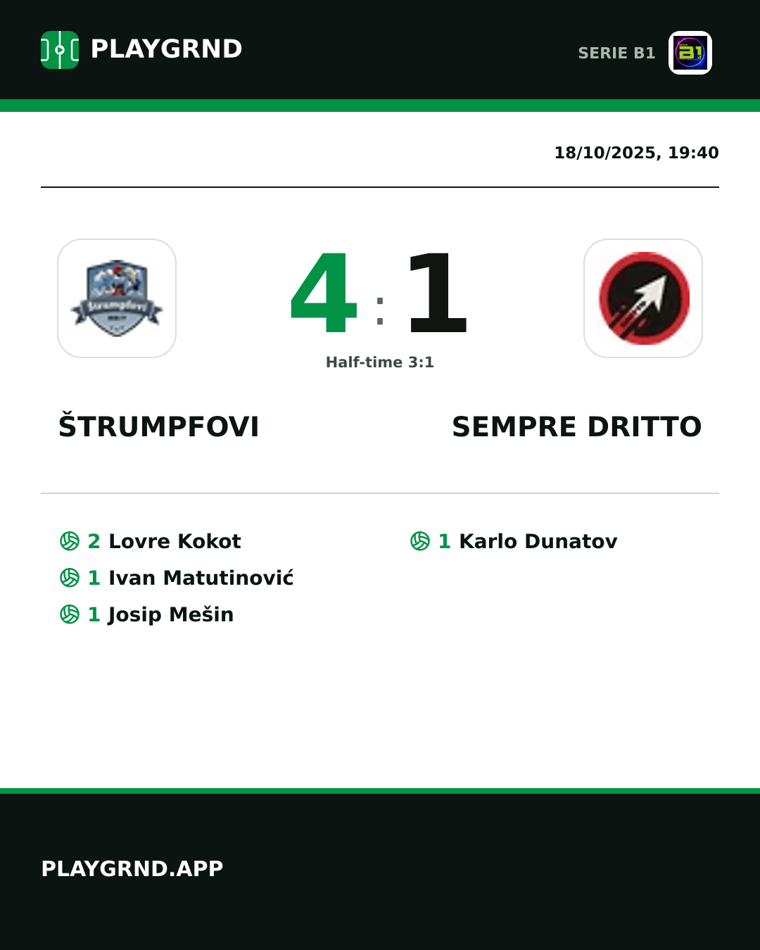 Instagram artwork: Štrumpfovi 4:1 Sempre Dritto