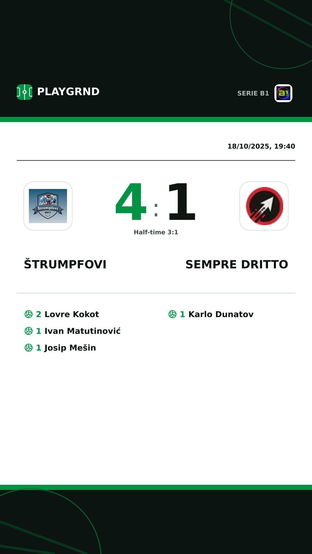 Instagram artwork: Štrumpfovi 4:1 Sempre Dritto