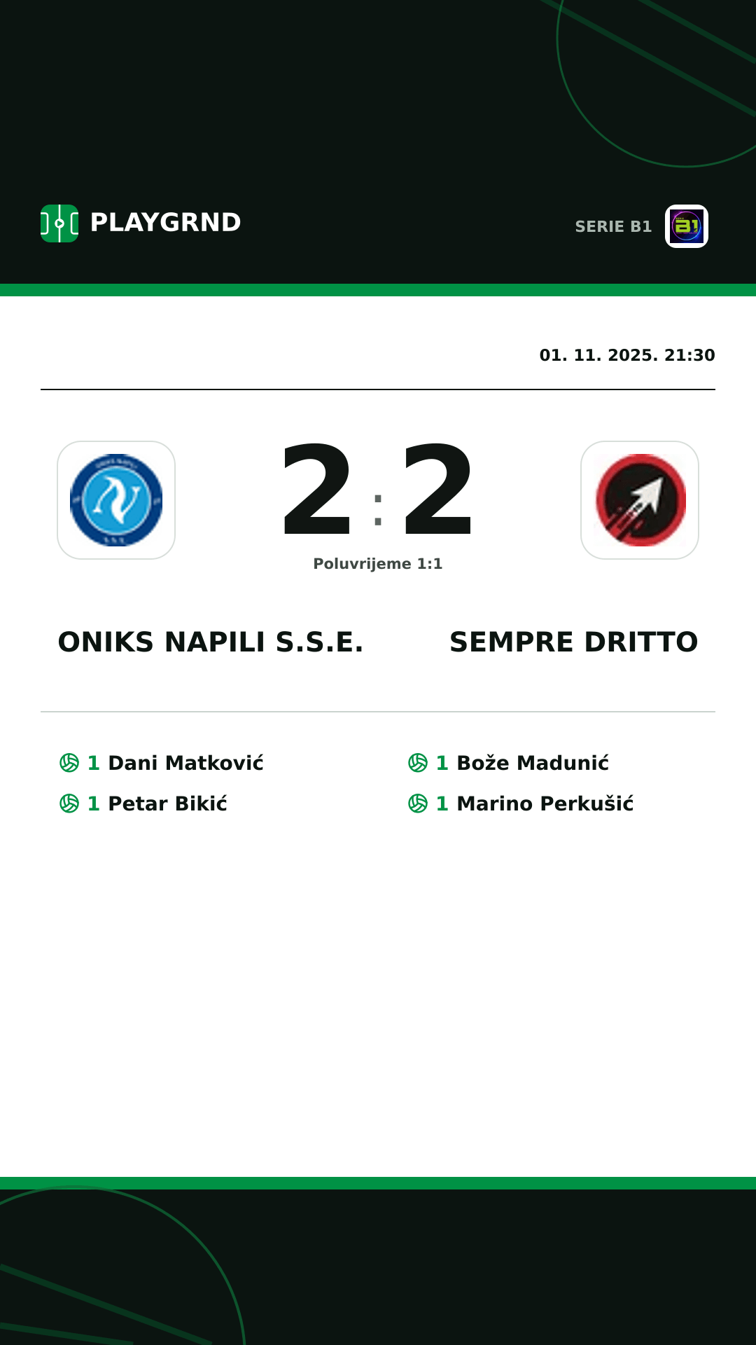 Instagram slika: Oniks Napili S.S.E. 2:2 Sempre Dritto
