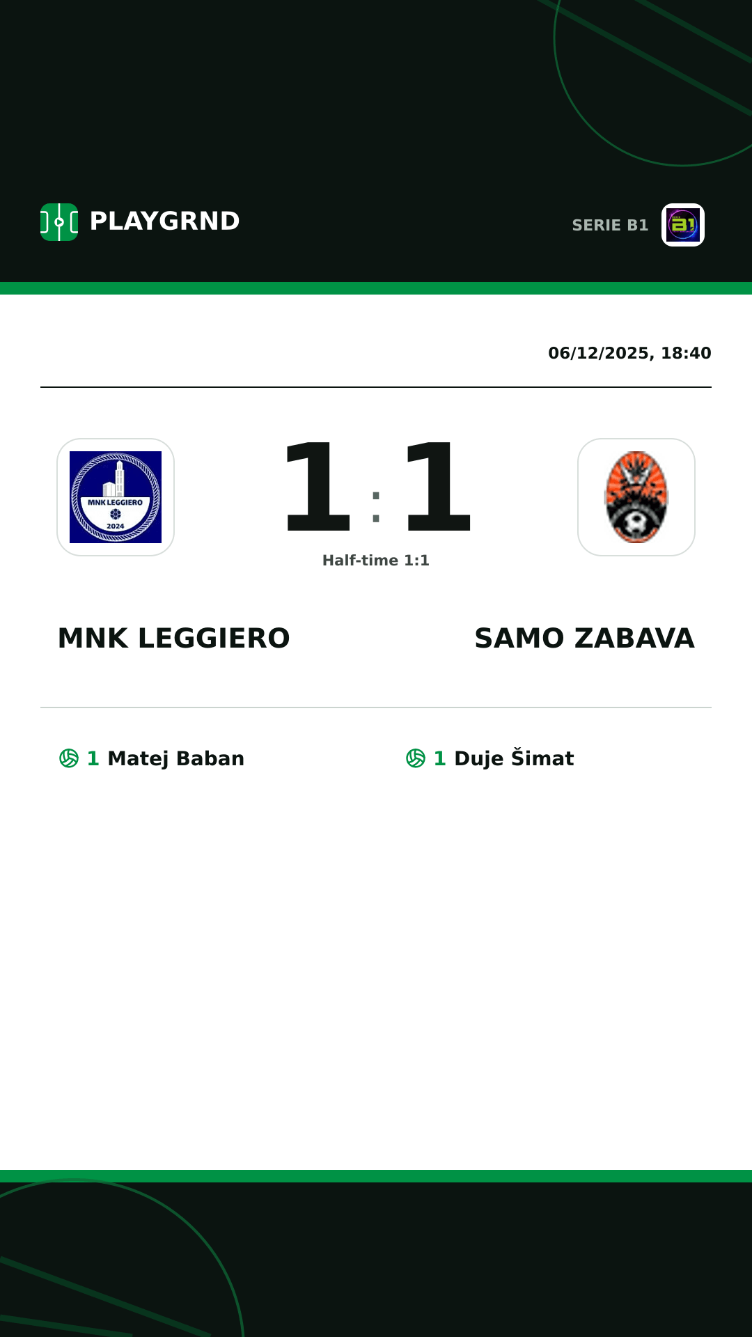 Instagram artwork: MNK Leggiero 1:1 Samo Zabava