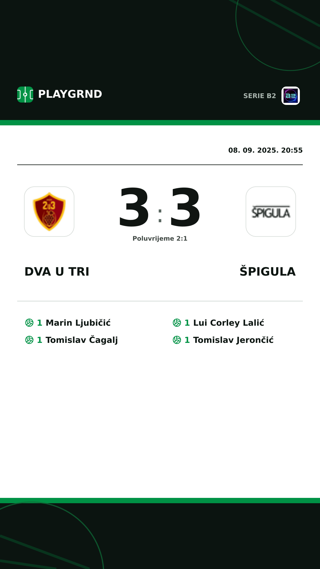 Instagram slika: Dva U Tri 3:3 Špigula