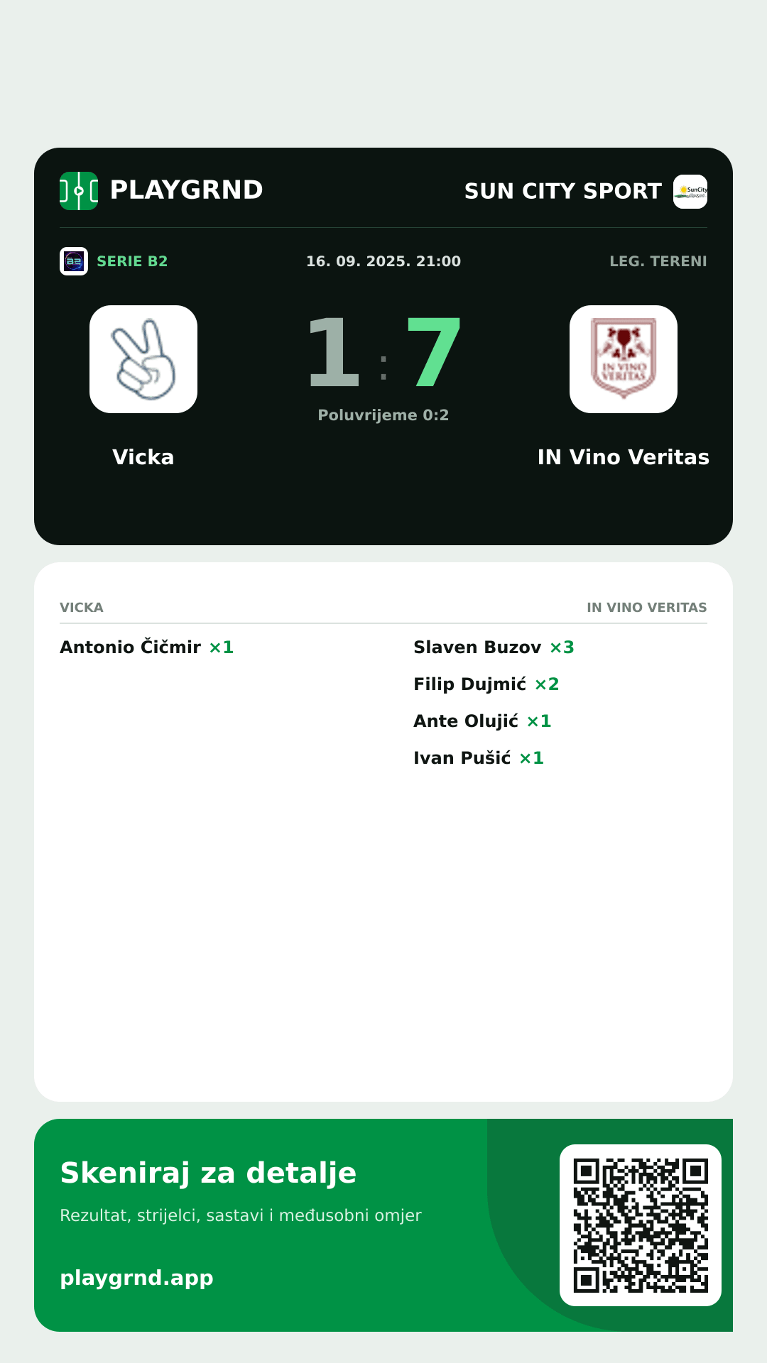 Story slika: Vicka 1:7 IN Vino Veritas