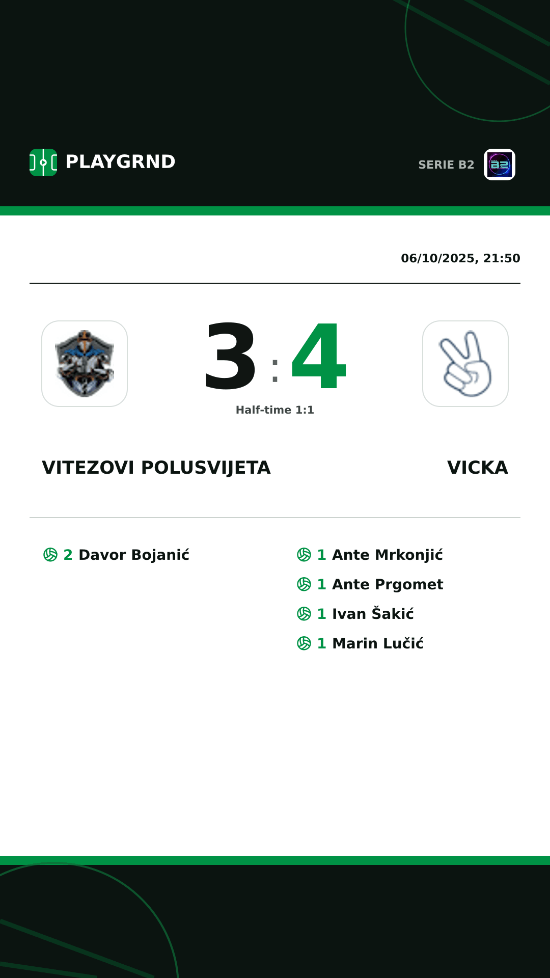 Instagram artwork: Vitezovi Polusvijeta 3:4 Vicka