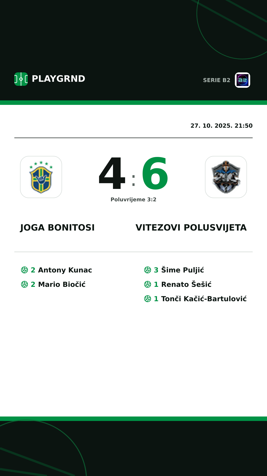 Instagram slika: Joga Bonitosi 4:6 Vitezovi Polusvijeta
