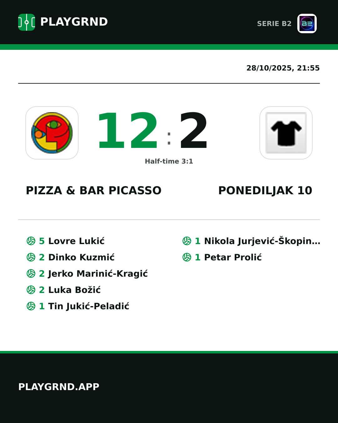 Instagram artwork: Pizza & Bar Picasso 12:2 Ponediljak 10