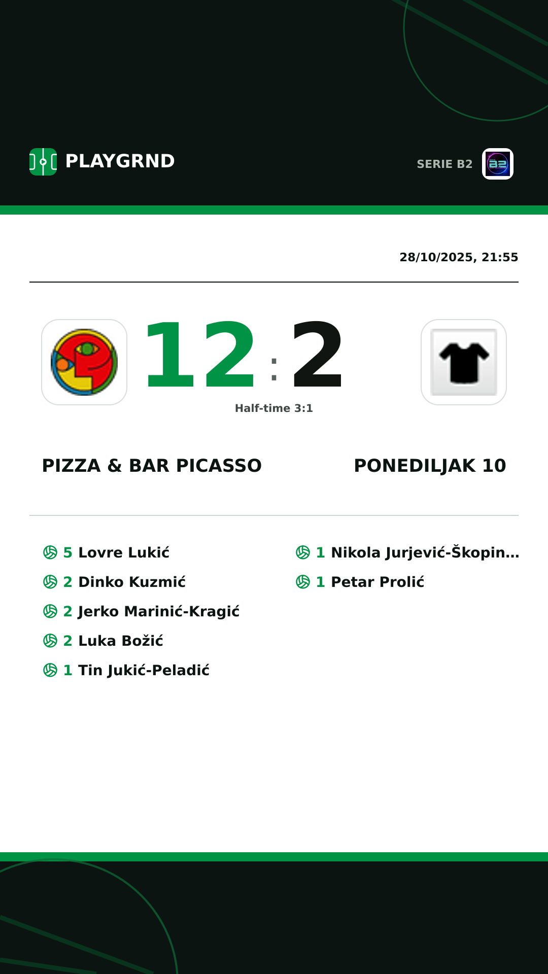 Instagram artwork: Pizza & Bar Picasso 12:2 Ponediljak 10
