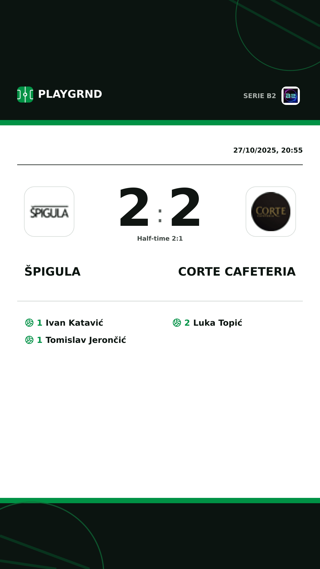 Instagram artwork: Špigula 2:2 Corte Cafeteria