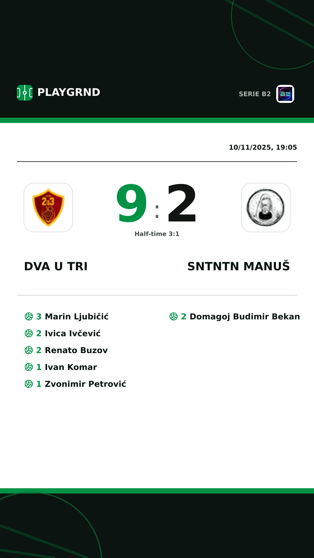 Instagram artwork: Dva U Tri 9:2 Sntntn Manuš